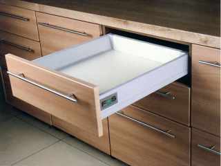 FIÓKRENDSZER - FDS DUPLAFALÚ FÉM FIÓKOLDAL FDS-DF A 400mm, 40kg SZÜRKE #1