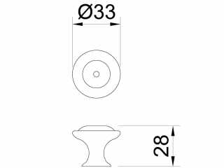 FOGANTYÚ, FOGAS - BÚTORFOGANTYÚ E053-33 ÁTM:33 ANTIKOLT BRONZ-BÚZAKALÁSZ #2