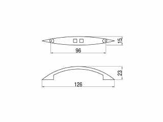 FOGANTYÚ, FOGAS - BÚTORFOGANTYÚ T241-96 96 MATT FEKETE #2
