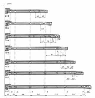 FIÓKRENDSZER - FÉM FIÓKOLDAL FDS-FF 86x450mm FEHÉR #3