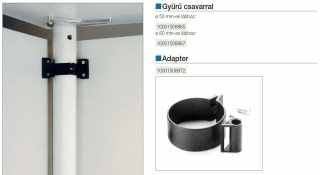 LÁBAK - ASZTALLÁB KIEGÉSZÍTŐ 660.M0.C0.00.00 ADAPTER - FEKETE #2