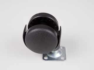 GÖRGŐ, KERÉK -  BELTÉRI BÚTORGÖRGŐ 311/P.050 TALPAS 50mm  35kg FEKETE #1