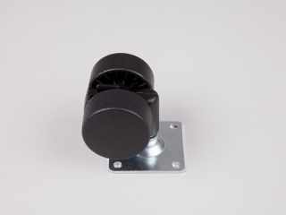 GÖRGŐ, KERÉK -  BELTÉRI BÚTORGÖRGŐ 311/MG.037 TALPAS 37mm  50kg FEKETE #1