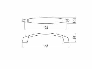 FOGANTYÚ, FOGAS - BÚTORFOGANTYÚ T236-128 128 NIKKEL #2