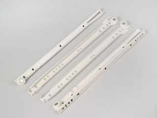 FIÓKRENDSZER - GÖRGŐS FIÓKCSÚSZÓ 02101 ÖNBEHÚZÓS 350 mm TEHERB: 25 kg KRÉM RAL9001 #1