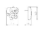 FOGANTYÚ, FOGAS - BÚTORFOGANTYÚ T514 . SZÜRKE #2