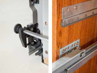 FDS DUPLAFALÚ FÉM FIÓKOLDAL FDS STABILIZÁTOR 500mm ACÉL #1