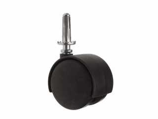 GÖRGŐ, KERÉK -  BELTÉRI BÚTORGÖRGŐ 9610 HÜVELYES 50mm  40kg FEKETE #1