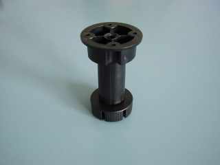 LÁBAK - MŰANYAG SZEKRÉNYLÁB 02.A100 ÁLLÍTHATÓ 100 mm FEKETE #1