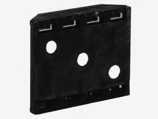 LÁBAK - MŰANYAG SZEKRÉNYLÁB 228 LÁBAZAT RÖGZÍTŐ KLIPTALP - FEKETE #1