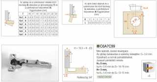 KIVETŐPÁNT - BÚTORPÁNT SALICE C6A7C99 RÁÜTŐDŐ MINI NIKKEL #2