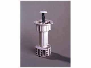 LÁBAK - MŰANYAG SZEKRÉNYLÁB 450/100 ÁLLÍTHATÓ 100 mm FEHÉR #1