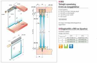 TOLÓAJTÓ VASALAT - TOLÓAJTÓ BÚTORLAPHOZ 973 ÜVEGBEFOGÓ PROFIL 2 fm ALUMÍNIUM #2