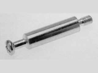 SZERELVÉNYEK - ÖSSZEHÚZÓ TE07 EXCENTER SZÁR, M4 L=42mm HORGANYZOTT #1