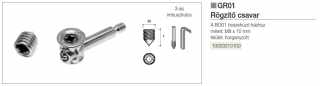 SZERELVÉNYEK - ÖSSZEHÚZÓ GR01 RÖGZÍTŐ CSAVAR M8x10mm HORGANYZOTT #2