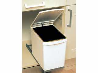 TÁROLÁS - HULLADÉKGYŰJTŐ ART 280 16L, 230x360x390 mm FEHÉR #1