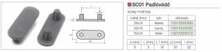 SZERELVÉNYEK - PADLÓVÉDŐ SC01 50x16mm FEKETE #2
