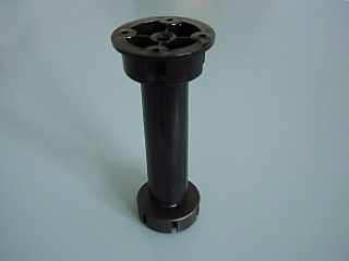 LÁBAK - MŰANYAG SZEKRÉNYLÁB 02.A150 ÁLLÍTHATÓ 150 mm FEKETE #1