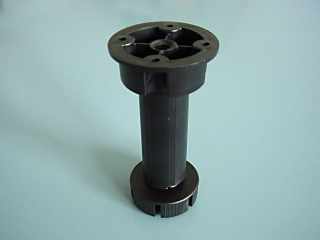 LÁBAK - MŰANYAG SZEKRÉNYLÁB 02.A120 ÁLLÍTHATÓ 120 mm FEKETE #1