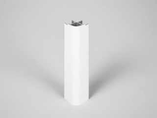 LÁBAK - LÁBAZATELEM SAROK 90 FOKOS H: 150 mm FEHÉR #1