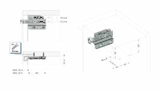FÜGGESZTŐ ELEMEK - SZEKRÉNY FÜGGESZTŐ 704 15 Z1 VIDX 75×50×15 CINK #3