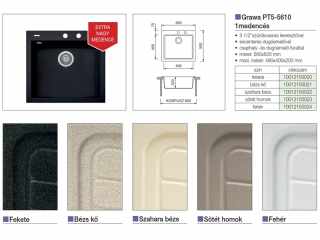 MOSOGATÓ - GRAWA GRÁNIT MOSOGATÓ GRAWA PT5-5610A 560x500mm BEIGE #3