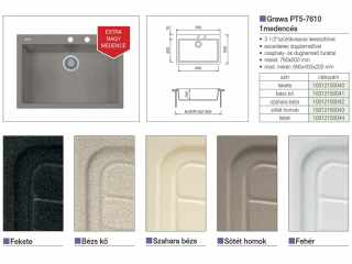 MOSOGATÓ - GRAWA GRÁNIT MOSOGATÓ GRAWA PT5-7610A 760x500mm BEIGE #3