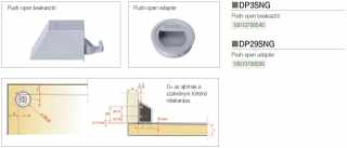 KIVETŐPÁNT - PUSH OPEN ADAPTER DP29SNG . SZÜRKE #2