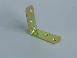 SZERELVÉNYEK - SAROKMEREVÍTŐ C3283-60 SAROKVAS 60x60mm SÁRGARÉZ #1