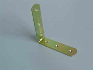 SZERELVÉNYEK - SAROKMEREVÍTŐ C3283-80 SAROKVAS 80x80mm SÁRGARÉZ #1