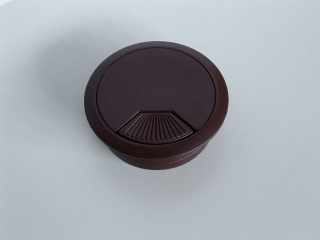 IRODABÚTOR TARTOZÉKOK - 30102 KÁBELKIVEZETŐ ATM:60 SÖTÉTBARNA (WENGE) #1