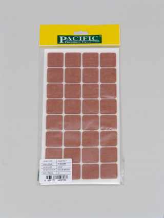 SZERELVÉNYEK - PADLÓVÉDŐ ÖNTAPADÓS 25x25x3mm, 32db/levél NATÚR #1