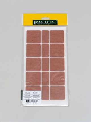 SZERELVÉNYEK - PADLÓVÉDŐ ÖNTAPADÓS 40x40x3mm, 10db/levél NATÚR #1