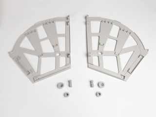 GARDRÓB - CIPŐTARTÓ 3-RÉSZES 260x255mm SZÜRKE #1