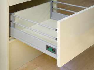 FIÓKRENDSZER - FDS DUPLAFALÚ FÉM FIÓKOLDAL FDS-DF PO-S D PUSH OPEN SZINKR 550mm, 40kg SZÜRKE #1