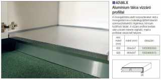 MOSOGATÓ - ALUMÍNIUM TÁLCA 40/86.X.60 564x547mm ALUMÍNIUM #2