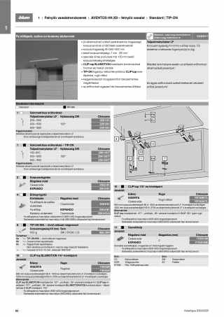 BLUM Clip-Top Kivetőpánt 70T3550.TL / 110°, ráütődő, rugó nélkül, csavaros / Nikkel #2