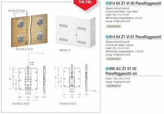 FÜGGESZTŐ ELEMEK - FÜGGESZTŐ SÍN 890 FÜGGESZTÖ SÍN . NIKKEL #2