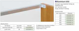 MOSOGATÓ - ALUMÍNIUM KÖTŐ  450x18x18mm ALUMÍNIUM #2