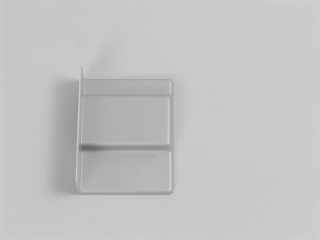 FÜGGESZTŐ ELEMEK - ALSÓSZEKRÉNY FÜGGESZTŐ 807 TAKARÓLAP JOBBOS . EZÜST #1