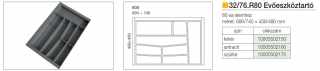 EVŐESZKÖZTARTÓ 32/76.R80 490x740 mm ANTRACIT #2