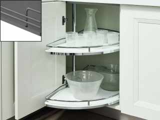 BELSŐ FÉMRÁCS KCM760TF FÉLKÖR KOSÁR GARNITÚRA 768×645/720×473mm ANTRACIT #1