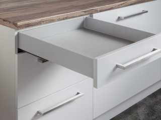 SLIM DUPLAFALÚ FIÓKOLDAL DF-A 300mm FEHÉR #1