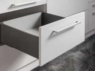 SLIM DUPLAFALÚ FIÓKOLDAL DF-B 400mm ANTRACIT #1