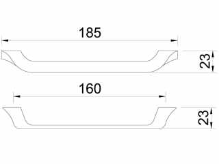 BÚTORFOGANTYÚ E084-160 MATT NIKKEL #2