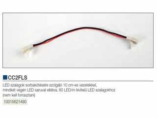 VILÁGÍTÁSTECHNIKAI KIEGÉSZÍTŐ CC2FLS CSATLAKOZÓ KÁBEL FEKETE-PIROS #2