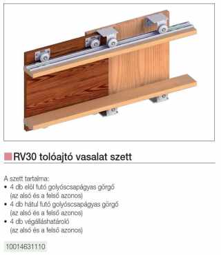 TOLÓAJTÓ VASALAT - TOLÓAJTÓ BÚTORLAPHOZ RV30 SZETT 2 AJTÓHOZ 30 KG ALUMÍNIUM #2