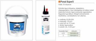 RAGASZTÓ - DISZPERZIÓS RAGASZTÓ PONAL SUPER3 5 kg FEHÉR #2