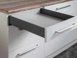 SLIM DUPLAFALÚ FIÓKOLDAL DF-A+ 550mm ANTRACIT #1