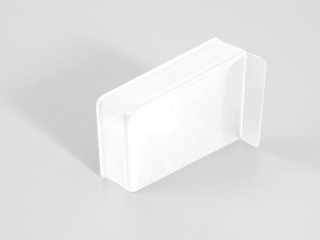 SZEKRÉNY FÜGGESZTŐ 806-OS TAKARÓSAPKA JOBBOS 67x43x26mm FEHÉR #1